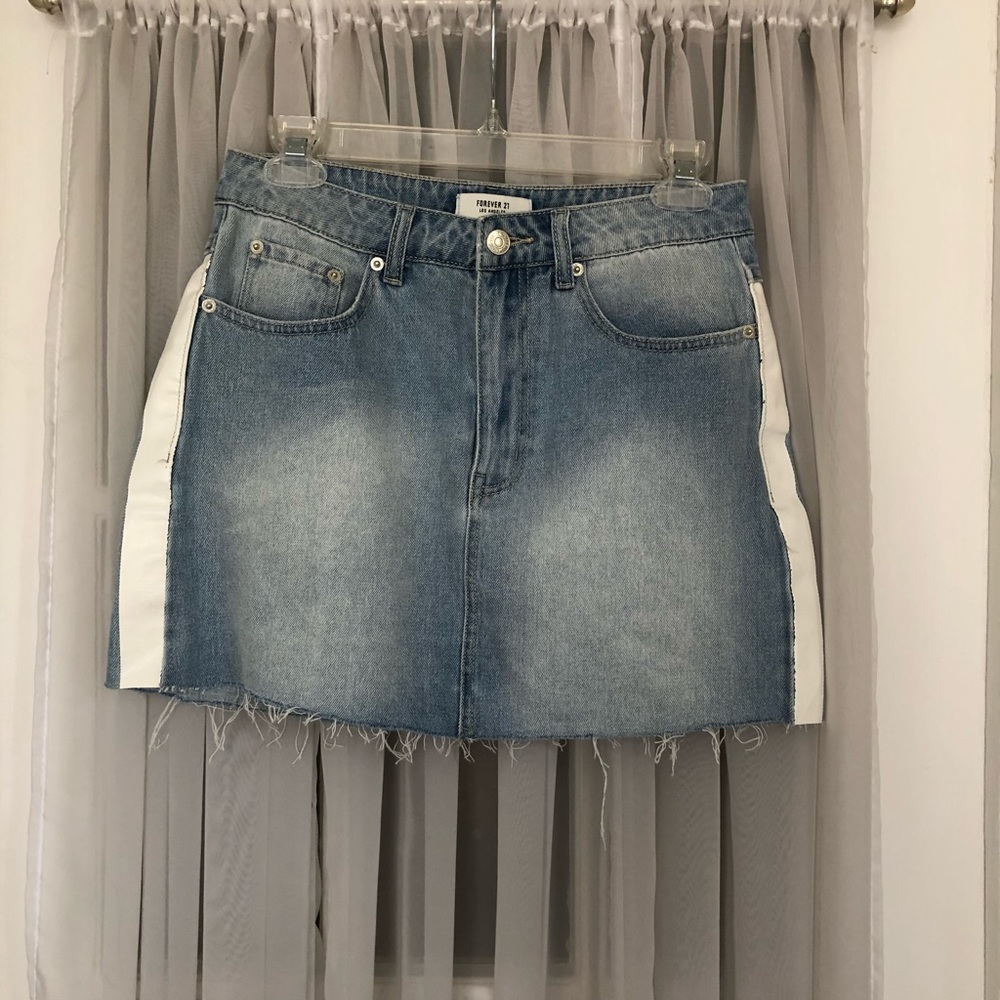 Light Wash Denim Skirt